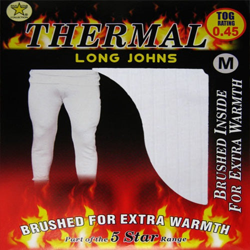 Men's Thermal Long Johns - 6 Piece Pack