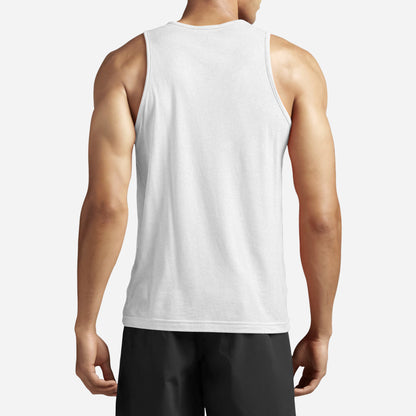 Men's 3pk Coloured Soft 100% Cotton Regular Fit Tank Tops Vests by Premium Wear 4 x 3 Packs