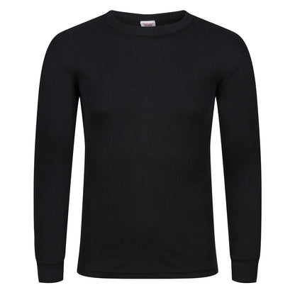 Men's Thermal Long Sleeve T-Shirt Brushed Inside 6 pieces