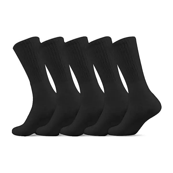 Men's Sport Socks 5 Star Black - 5 Pair