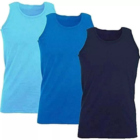 Men's 12pc Singlets Vests Coloured 100% Cotton Interlock by Five Star