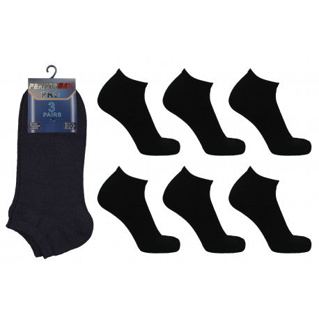 Men's Performax Sport Socks - Black 11-14 Big Foot