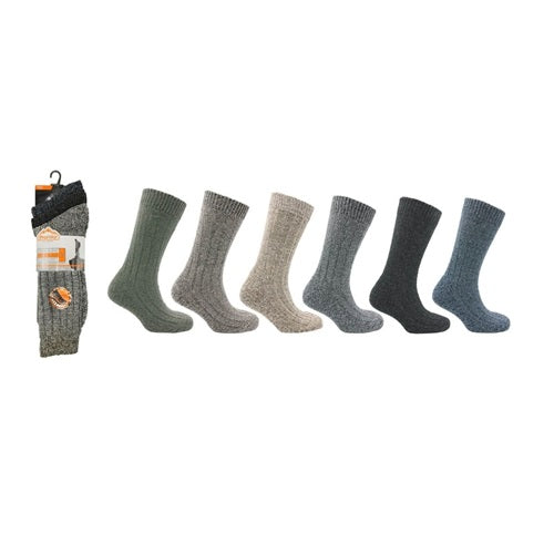 Pro Hike Men's Big Foot Wool Blend Boot Socks 6-11