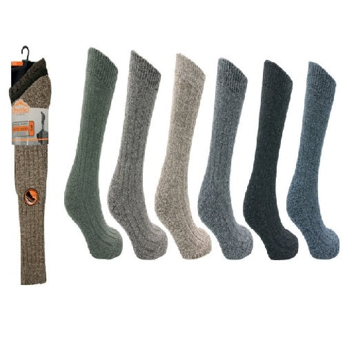 Pro Hike Men's Long Length Wool Blend Boot Socks