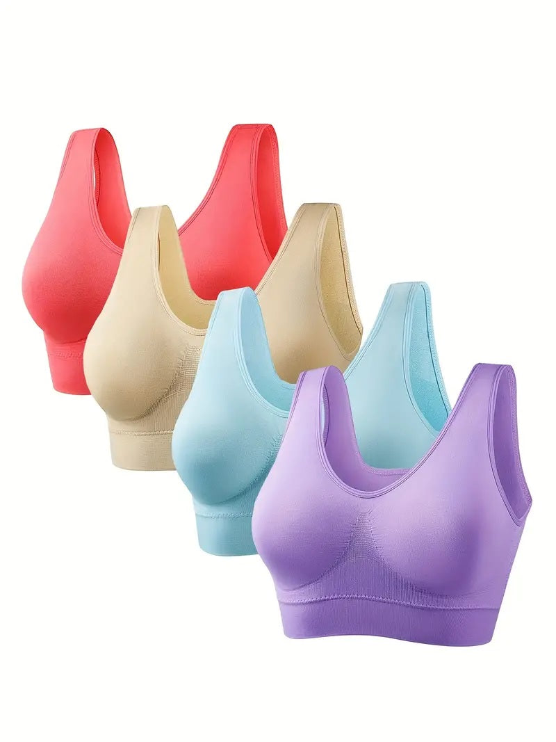 Women's Seamless Padded Sports Bra