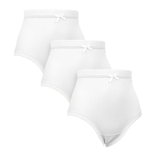 Women's Full Mama Brief White