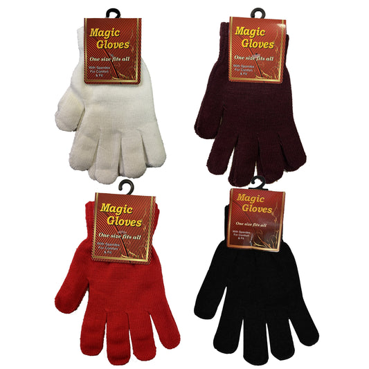 Magic Gloves - Assorted Colours - 12 Piece Pack