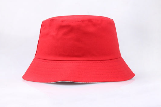 Unisex Adult Reversible Bucket Hat - Red