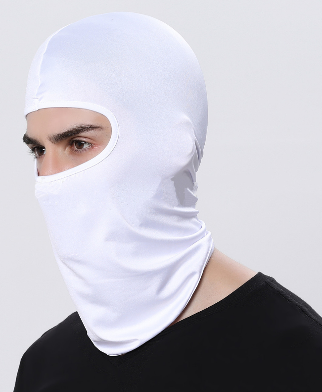 Lycra Balaclava Full Face - White